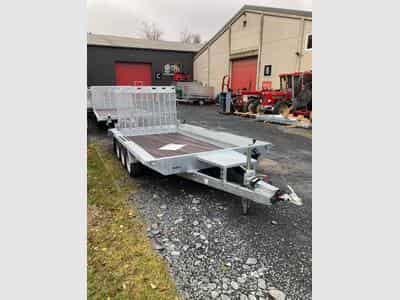 Remorque Plateau Porte engin Martz 4 metre 3.5T (1970) - Foto 2