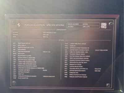 Ferrari 296 GTS Full Full options sièges Confort CARBON LIFT JBL HEAD UP (2025) - Photo 7