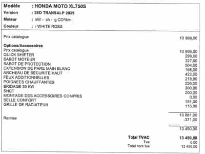 Honda Transalp 2025 XL 750 Transalp (2025) - Photo 2