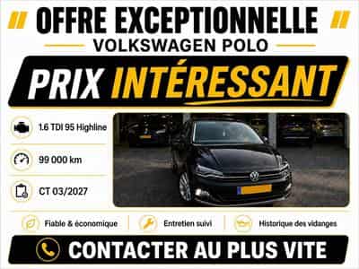 VW Polo Volkswagen Polo Highline 1.6 TDI 95ch (2019) - Photo 1