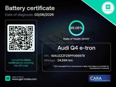 Audi Q4 e-tron 77kWh+E-Tron55+Quattro+S-Line+P.Climatisation+P.Premium+Pano (2024) - Photo 2