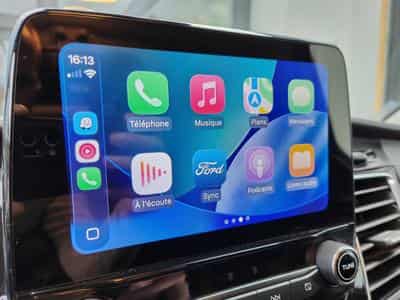 Ford Transit 2.0 TDCI BOITE AUTO 3PLACES CAMERA CARPLAY CRUISE ATTELAGE (2023) - Foto 14