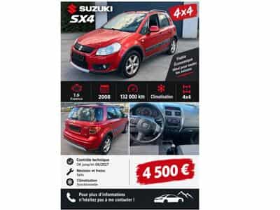Suzuki SX4 4x4 1.6 essence (2008) - Photo 1