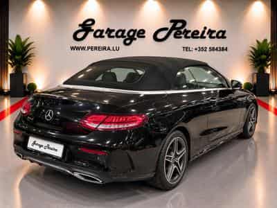 Mercedes C 220 D CABRIO FACELIFT AMG LINE VIRTUAL COCKPIT CUIR NAVI 1 HAND (2019) - Foto 6