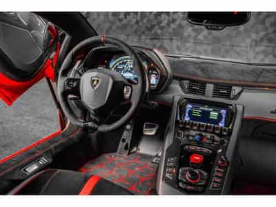 Lamborghini Aventador SVJ Coupé 6.5 V12 770 CH / 1 OF 900 / ROSSO MARS (2021) - Photo 12