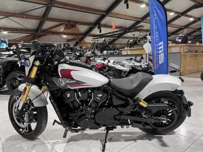 Indian 101 Scout Classic Ltd + Tech White  Metallic  w/ graphics (2026) - Photo 4