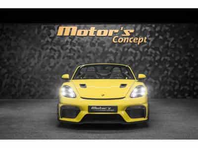 Porsche Boxster 718 Spyder RS PDK - Sièges Sport - JAUNE RACING (2024) - Photo 4