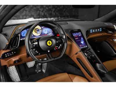 Ferrari Roma V8 - GRIGIO SILVERSTONE / CIOCCOLATO (2022) - Photo 8