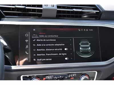 Audi Q3 Sportback 45 TFSIe S-Tronic CUIR ACC LANE SIDE CAM 1° MAIN (2022) - Photo 13