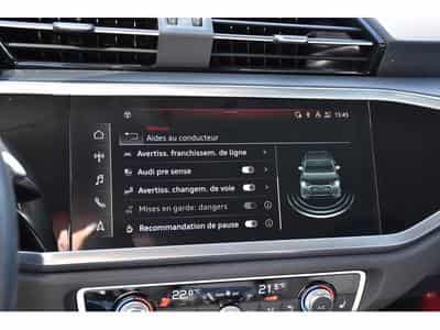 Audi Q3 Sportback 45 TFSIe S-Tronic CUIR ACC LANE SIDE CAM 1° MAIN (2022) - Photo 14