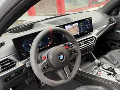 BMW M3 CS LIMOUSINE CARBON HARMAN KARDON CUIR NAVI 1 HAND (2023) - Foto 9