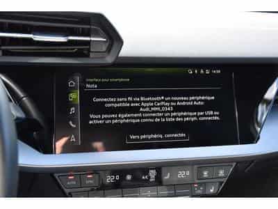 Audi A3 Sportback 40 TFSIe PHEV S-Tronic REGUL GPS LANE PARK 1° MAIN (2024) - Photo 13