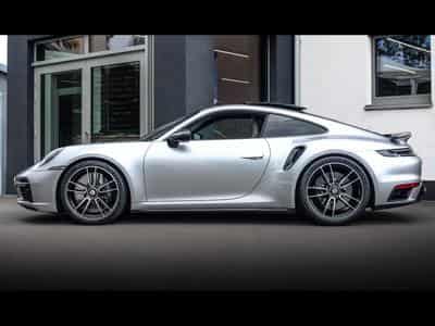 Porsche 911 .1 911 TURBO S COUPE PDK – GT-SILVER – IMMAT FR. - PORSCHE A (2020) - Photo 2