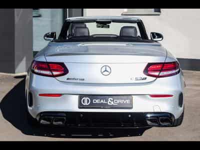 Mercedes C 63 AMG S AMG CABRIOLET (510 CH) – PACK NIGHT - IRIDIUM-SILBER (2020) - Photo 4