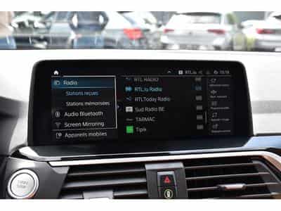 BMW X3 2.0iA xDrive30e Xline CUIR MEMO LANE SIDE HUD CAM JA19 (2021) - Photo 12