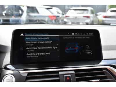 BMW X3 2.0iA xDrive30e Xline CUIR MEMO LANE SIDE HUD CAM JA19 (2021) - Photo 15
