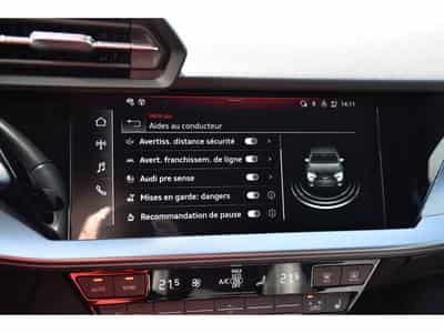 Audi A3 Limousine 30 TDI S-Line CUIR GPS B&O PARK 1° MAIN (2023) - Photo 14