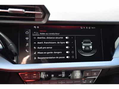 Audi A3 Limousine 30 TDI S-Line CUIR GPS B&O PARK 1° MAIN (2023) - Photo 14