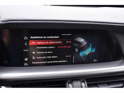 Alfa-Romeo Stelvio 2.0T Q4 Sprint TO CUIR MEMO ACC SIDE LANE GPS CAM 1° MAIN (2020) - Photo 15