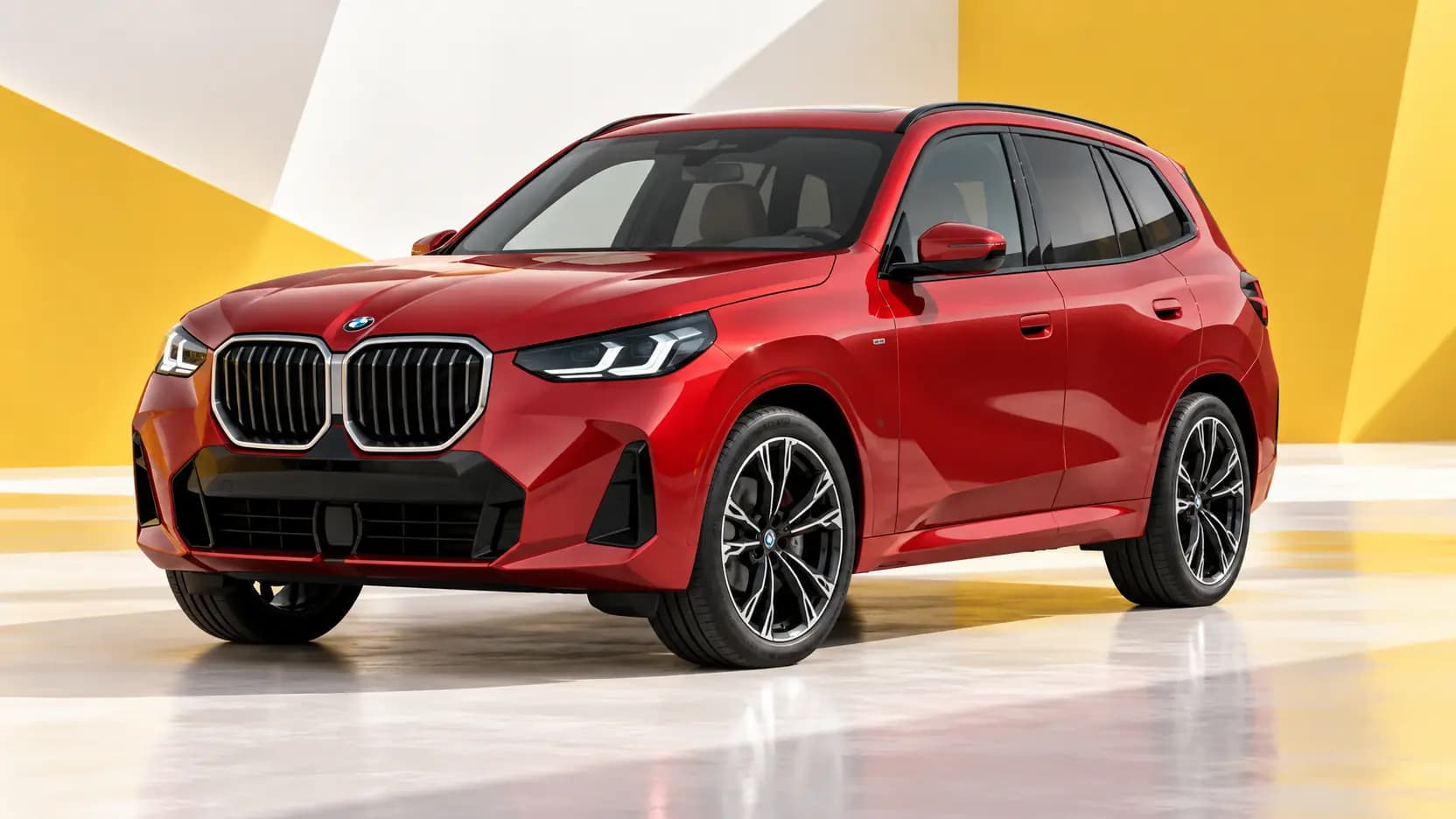 BMW X3 vu de trois quarts avant