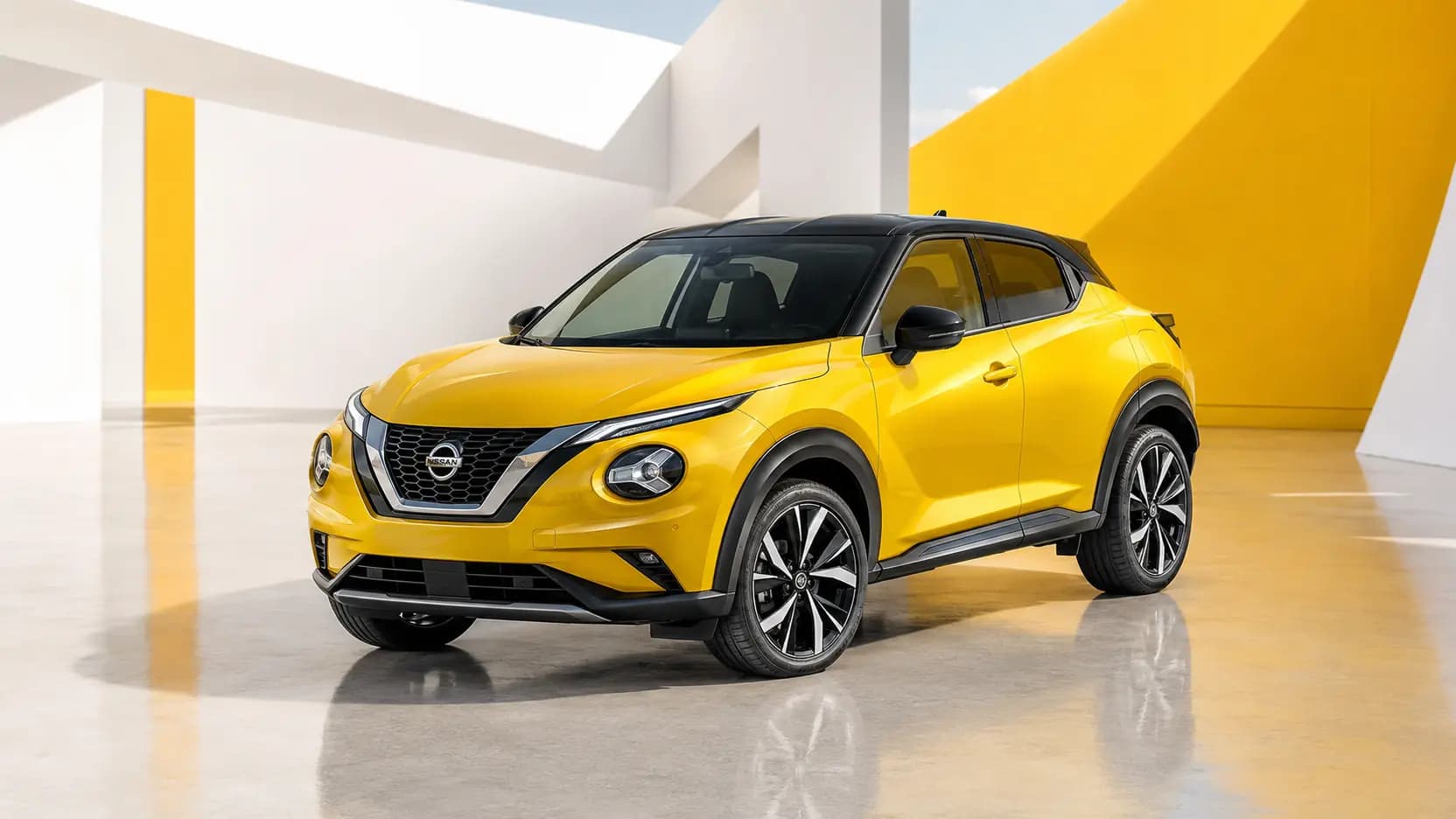 Nissan Juke in a contemporary Luxembourg setting