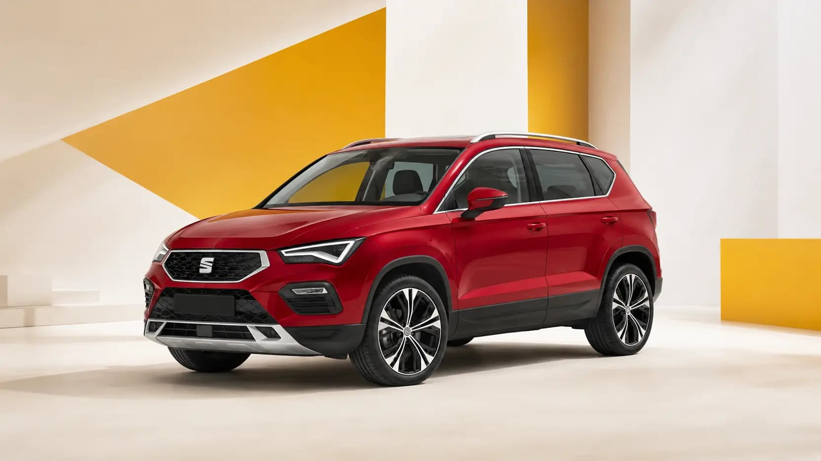 SEAT Ateca dans un cadre contemporain au Luxembourg