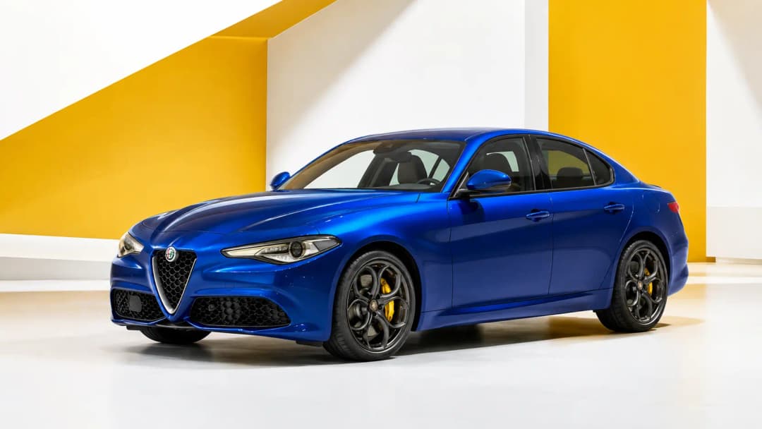 Alfa Romeo Giulia in a contemporary Luxembourg setting