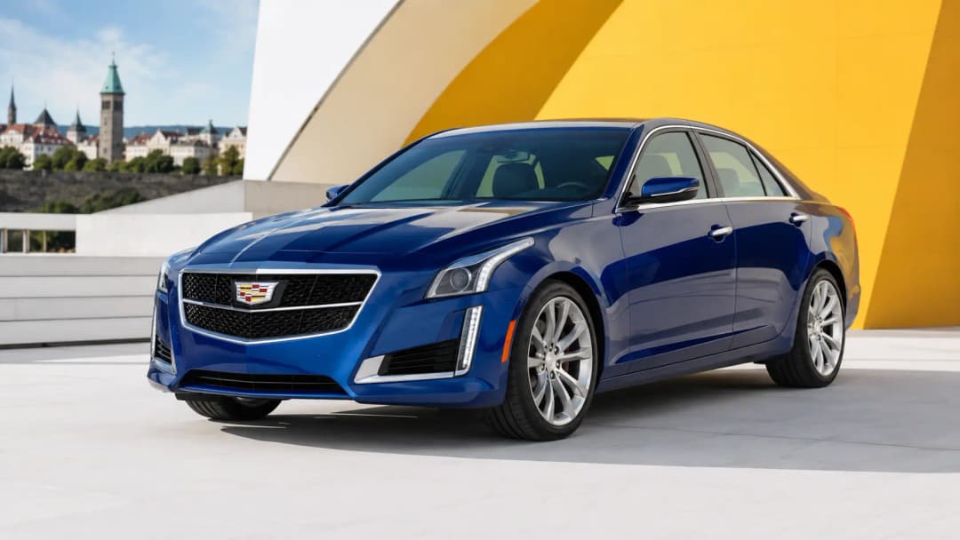 Cadillac CTS in vorderer Dreiviertelansicht