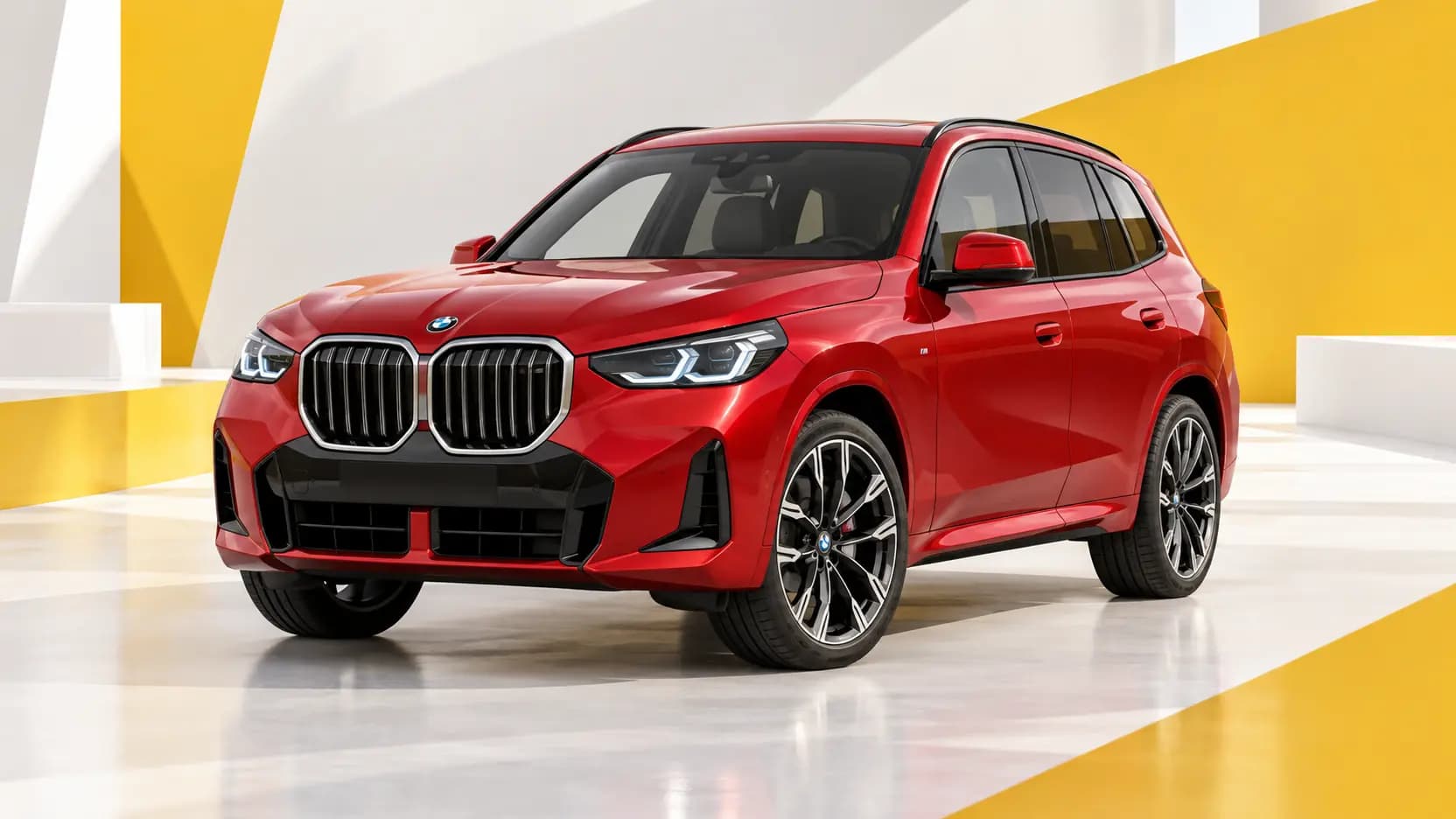 BMW X3 stationné au Luxembourg