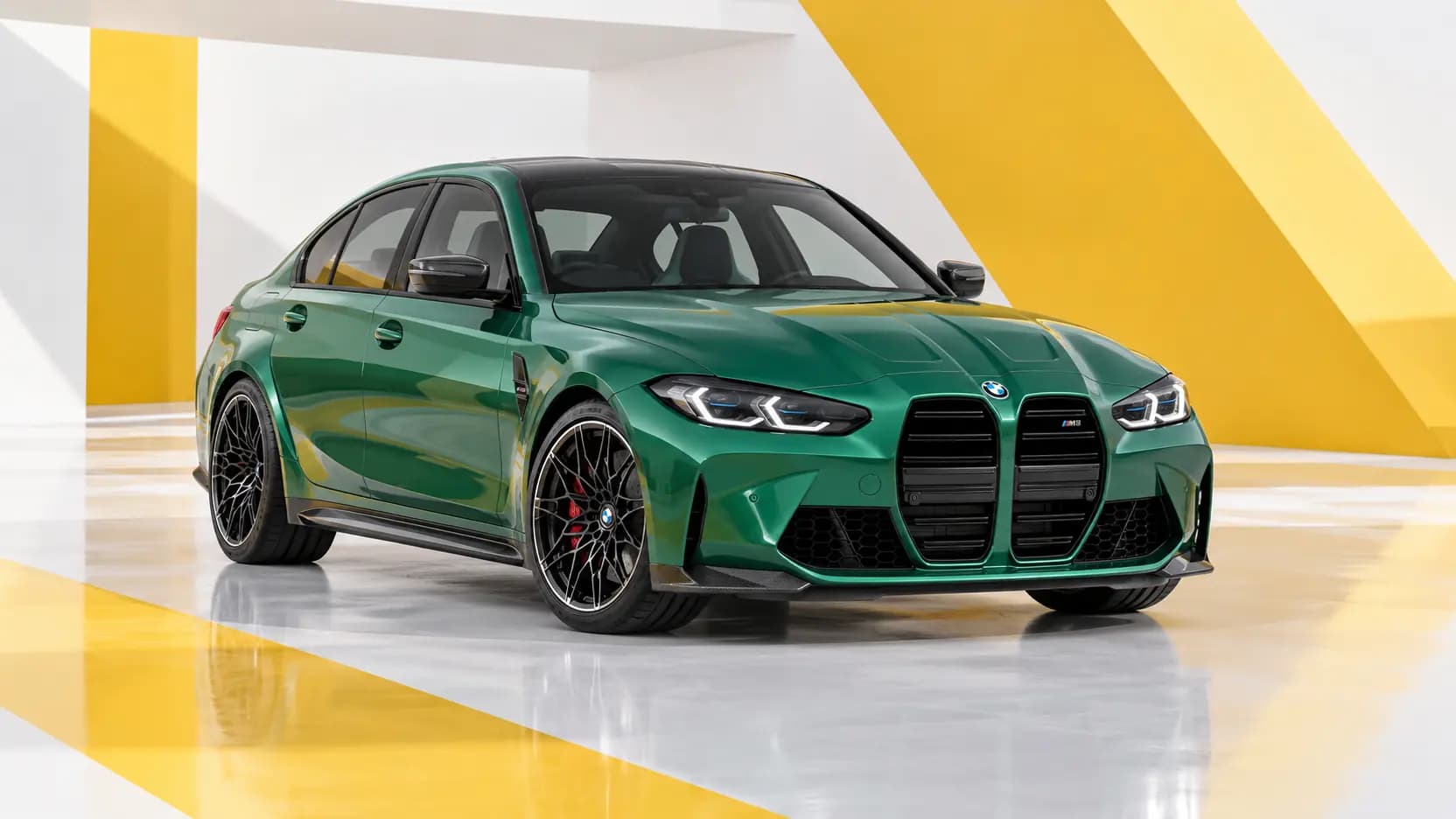 BMW M3 stationné au Luxembourg