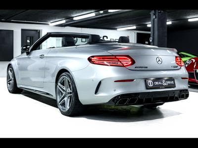 Mercedes C 63 AMG S AMG CABRIOLET (510 CH) – PACK NIGHT - IRIDIUM-SILBER (2020) - Photo 3