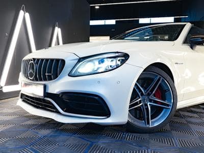 Mercedes C 63 AMG Classe C63 AMG S Cabrio Caméra*360*Burmester*Full CARBONE (2019) - Foto 5