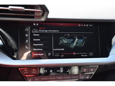 Audi A3 Limousine 30 TDI S-Line S-Tronic CUIR GPS B&O PARK 1° MAIN (2023) - Photo 15