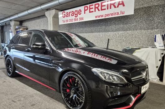 Mercedes C 63 AMG S 510 T BREAK CARBON BURMESTER PANO CUIR NAVI (2018) - Photo 7