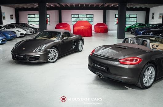 Porsche Boxster 981 Boxster PDK 2015 – Belgian car – Anthracite Brown Met. (2014) - Foto 1