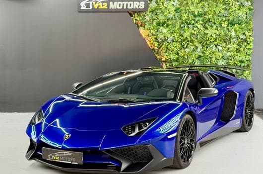 Lamborghini Aventador SV Roadster AD Personam Blu Sideris Full PPF Echap Sport (2016) - Foto 1