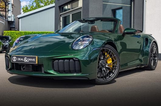 Porsche 911 (992.2) TURBO S 3.6 CABRIOLET PDK (711 CH) - OAK GREEN METAL (2026) - Photo 5