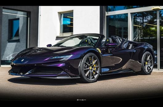 Ferrari SF90 ATELIER°WARRANTY 03/29°VIOLA HK°PPF°IMMAT.FR°RETROFIT (2024) - Photo 9