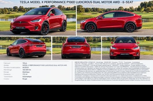 Tesla Model X P100D ludicrous (2018) - Photo 3