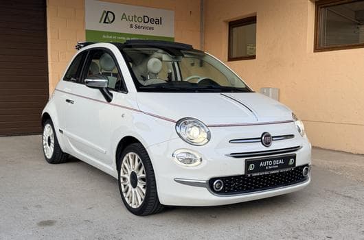 Fiat 500 C LOUNGE CABRIO-CUIR-GPS 85CV (2020) - Photo 4