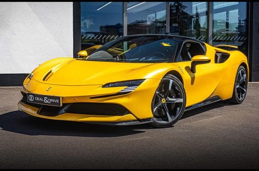 Ferrari SF90 STRADALE GIALLO 3 STRATO CARBONE BLEU (2022) - Foto 12