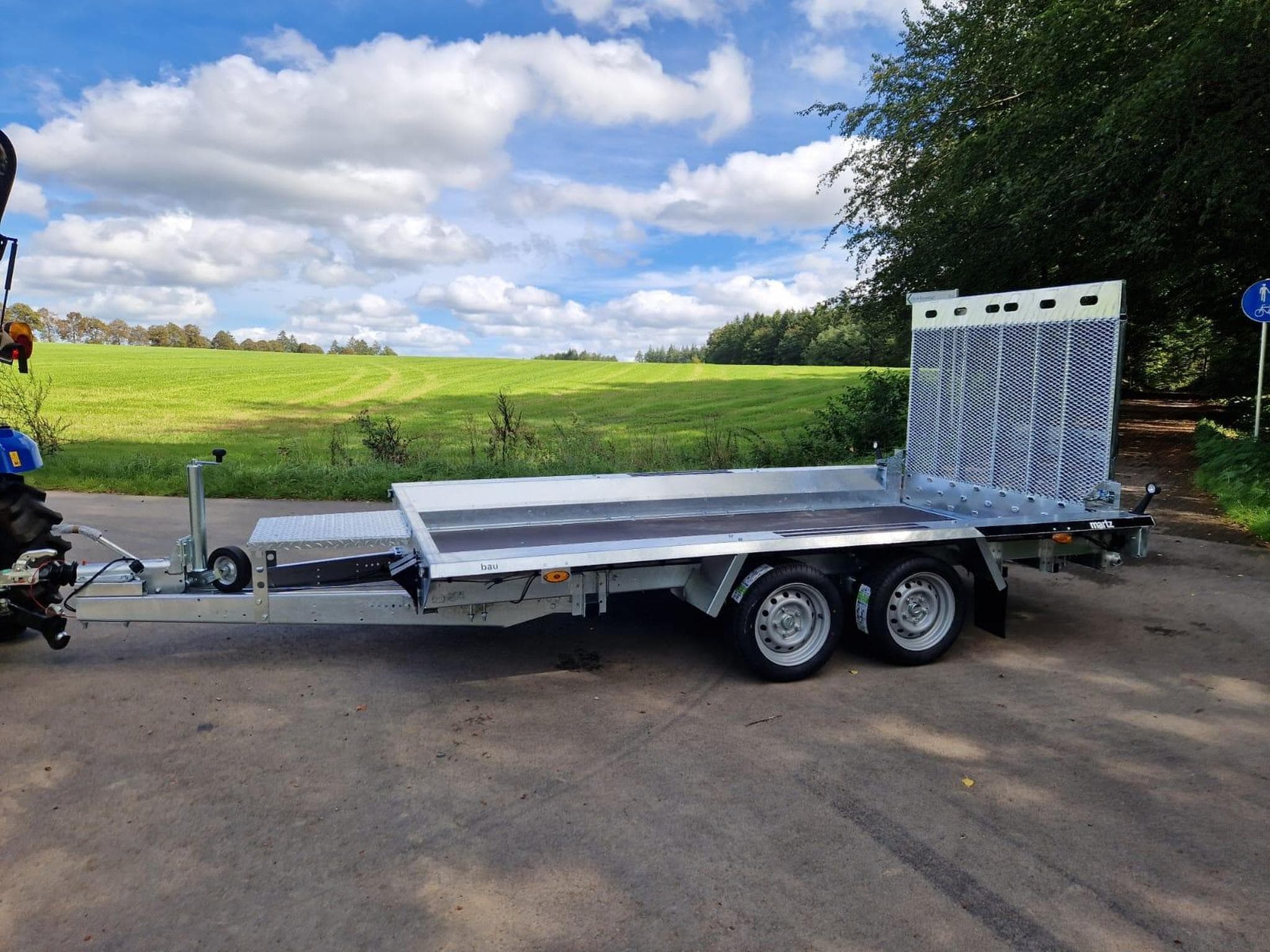 Remorque Plateau Porte engin Martz 2.7T (2025) - Foto 4