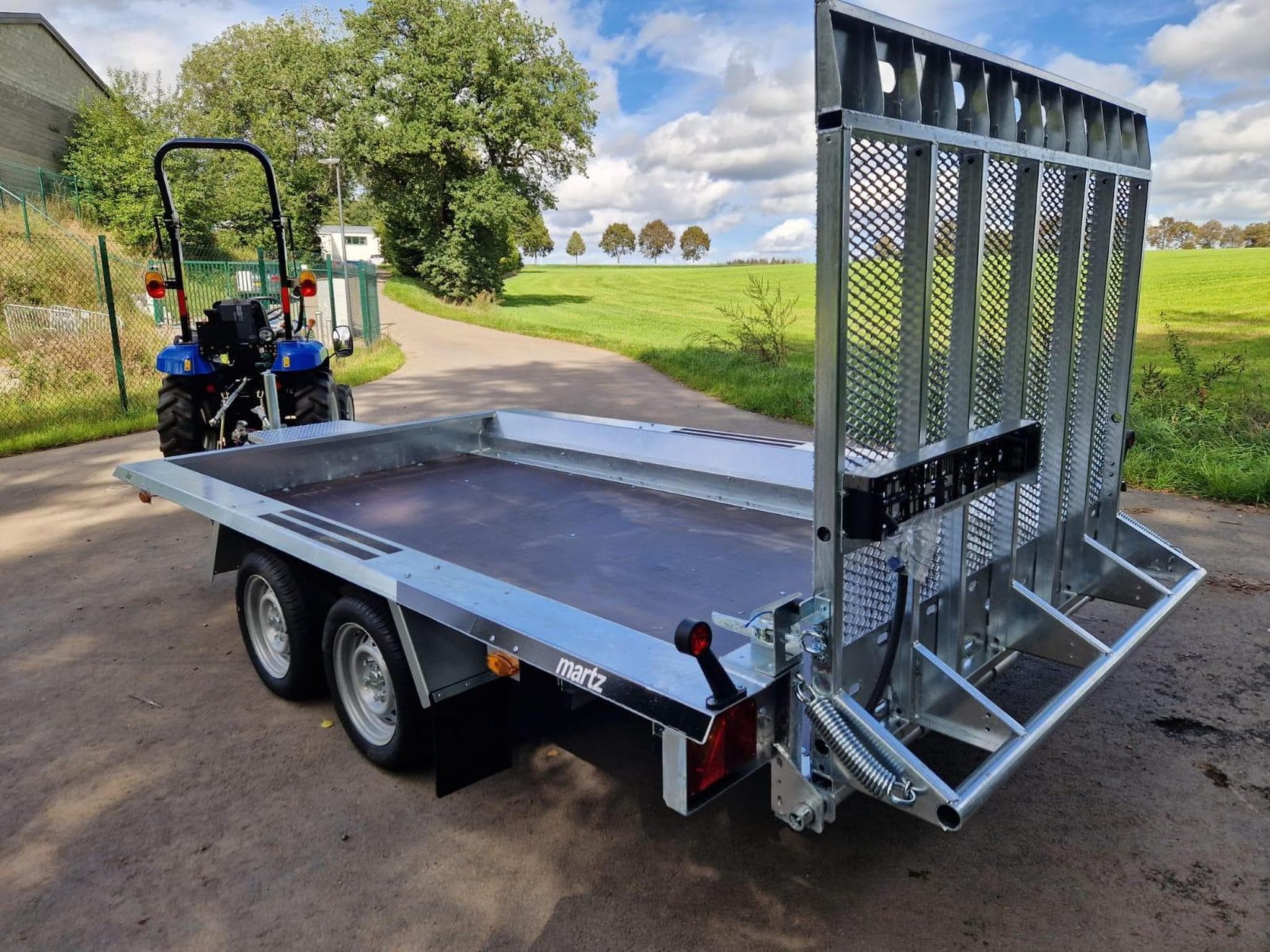 Remorque Plateau Porte engin Martz 2.7T (2025) - Foto 5