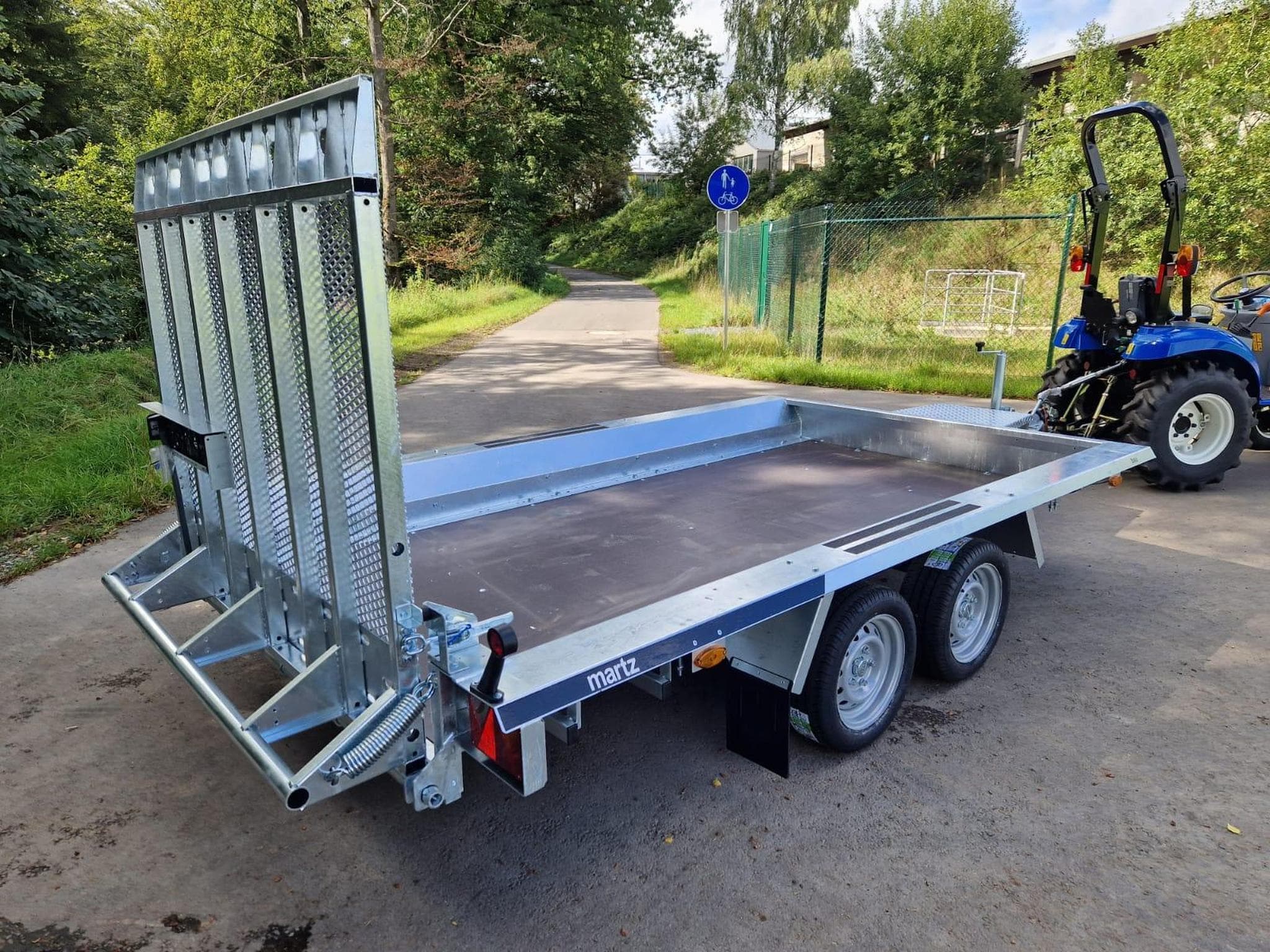 Remorque Plateau Porte engin Martz 2.7T (2025) - Foto 6