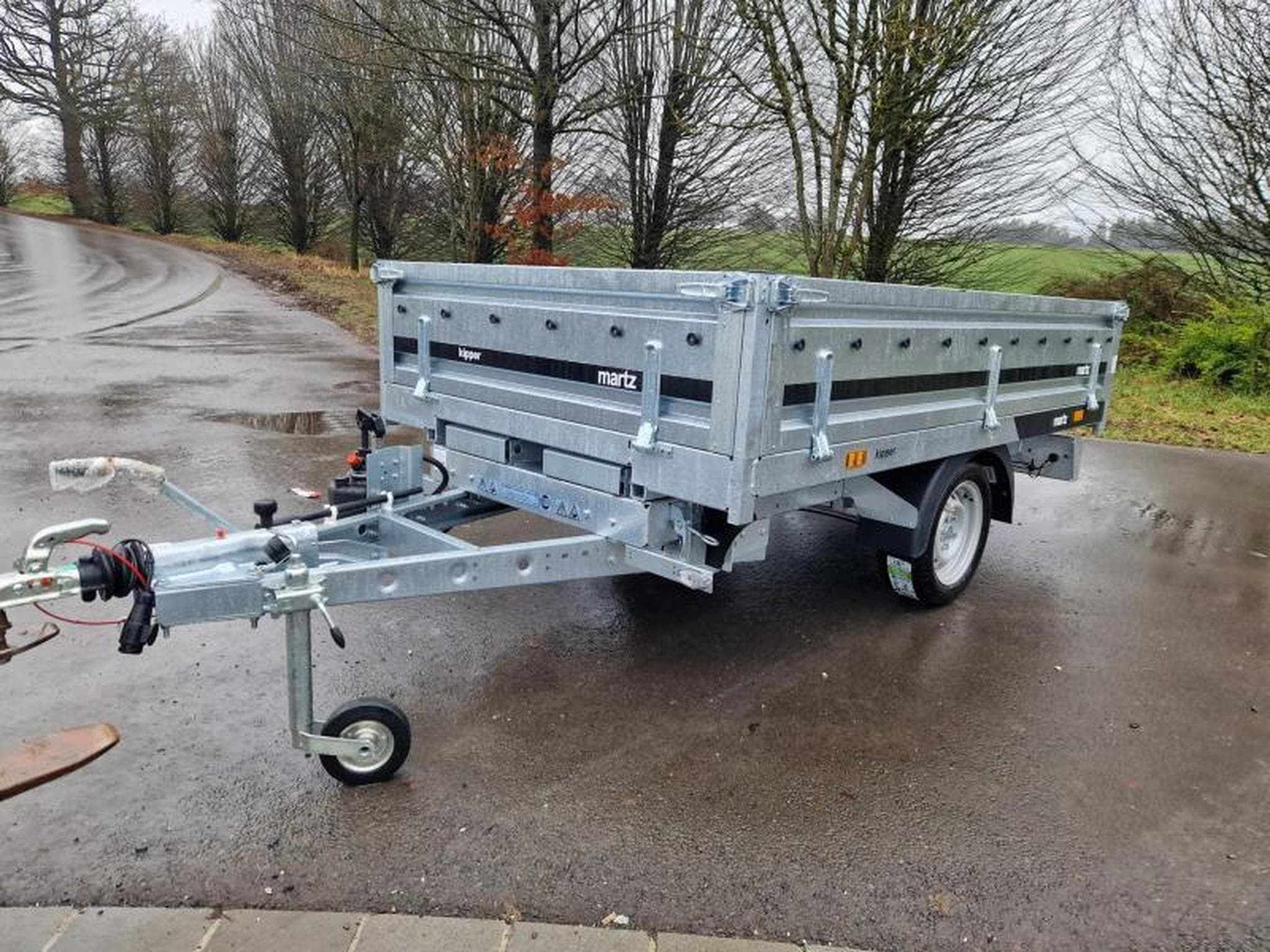 Remorque Simple Essieu Remorque basculante simple essieu 785KG (2025) - Foto 1