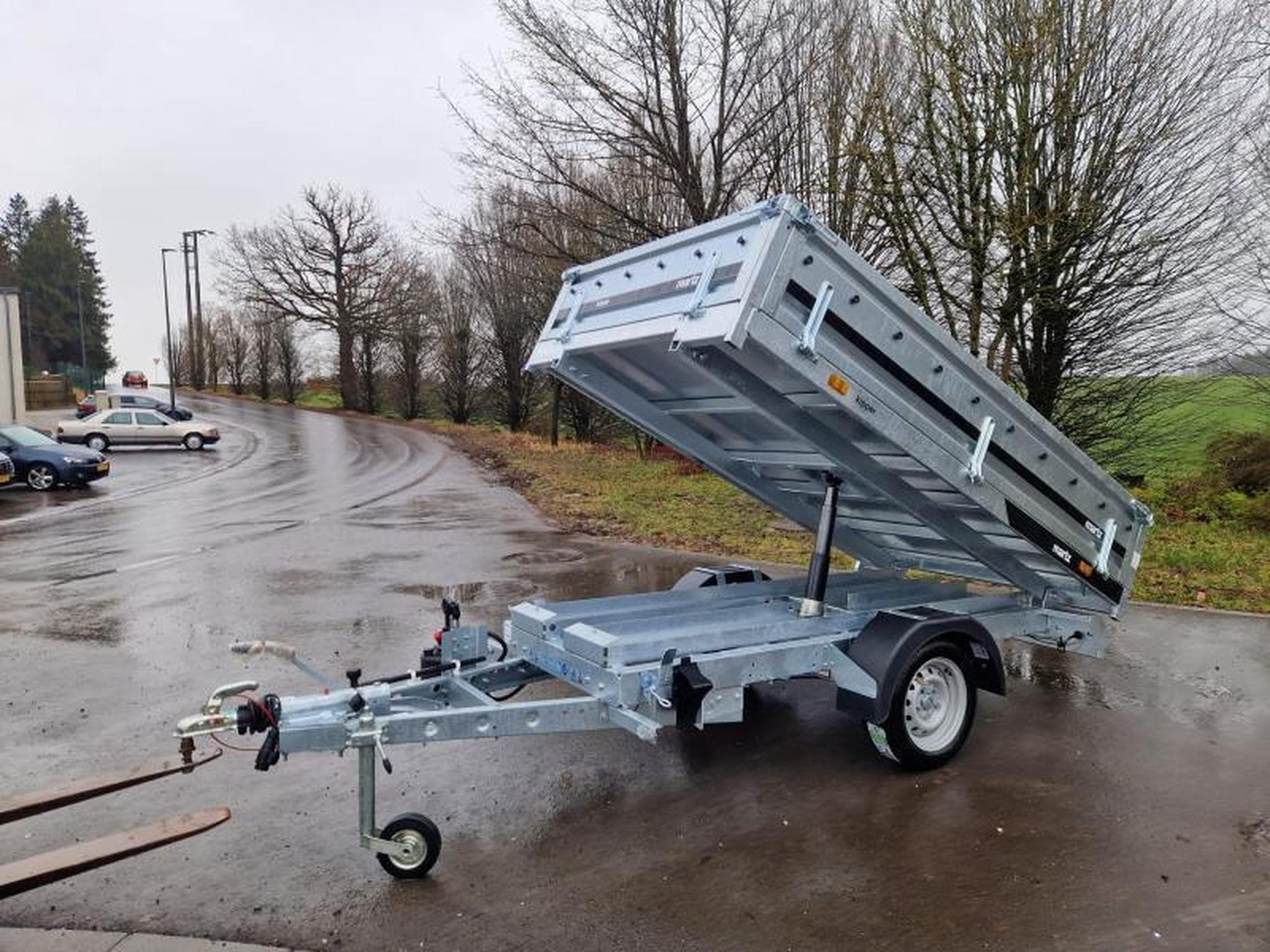 Remorque Simple Essieu Remorque basculante simple essieu 785KG (2025) - Foto 6