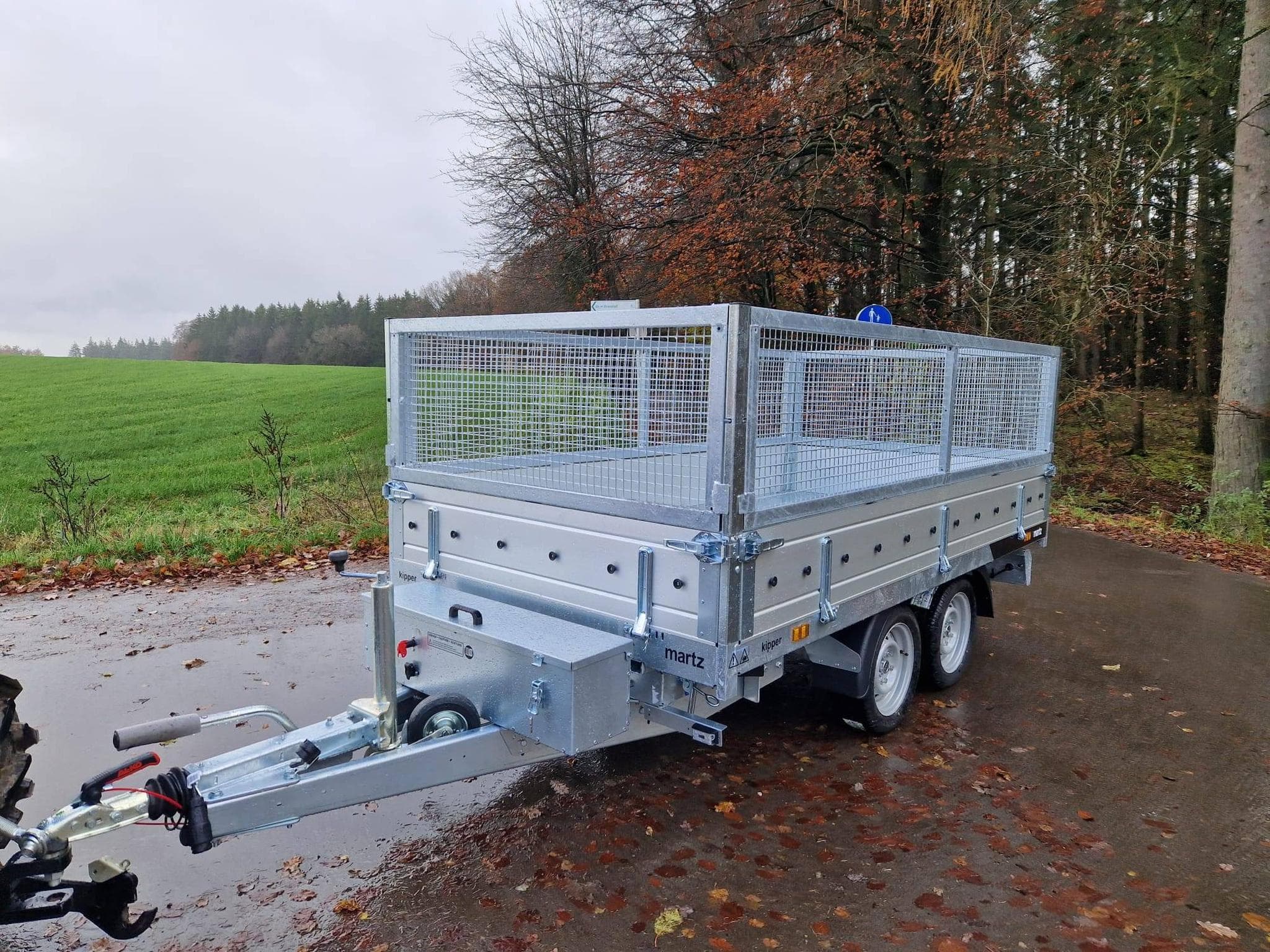 Remorque Double Essieux Martz Kipper - Benne 2.7T (2025) - Foto 1