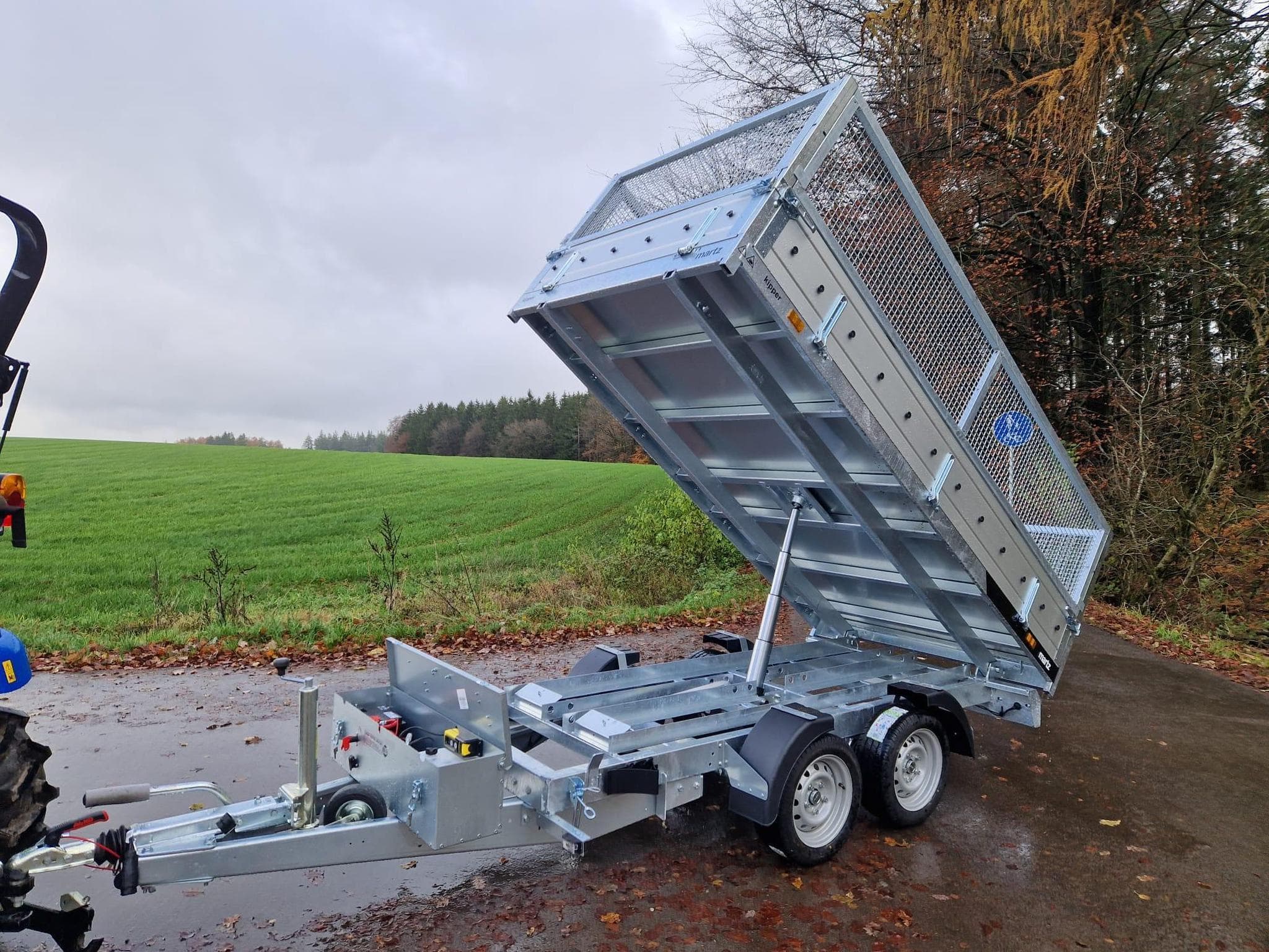 Remorque Double Essieux Martz Kipper - Benne 2.7T (2025) - Foto 9
