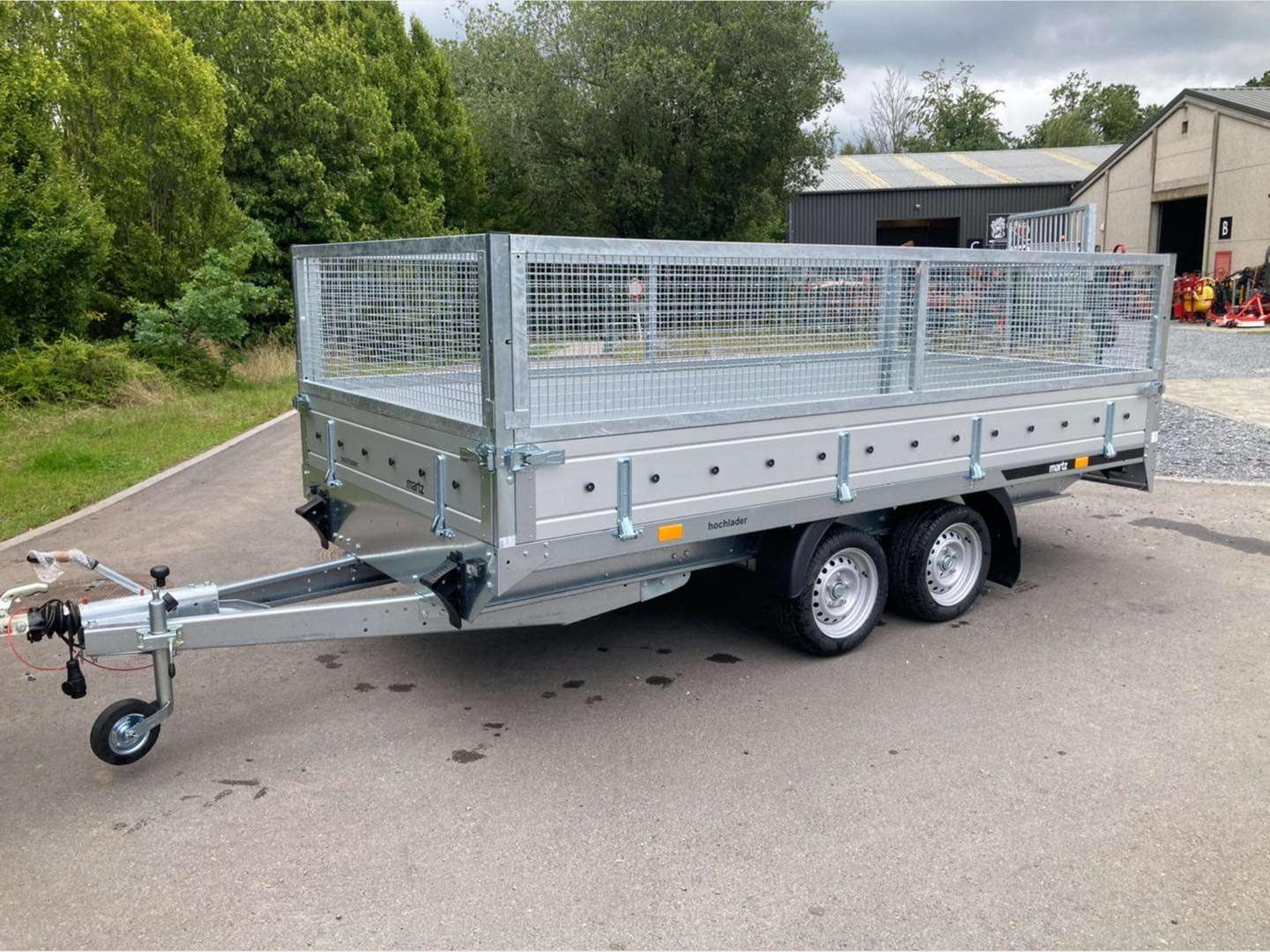 Remorque Double Essieux Remorque Martz Hochlader 360 2T7 (1970) - Foto 5