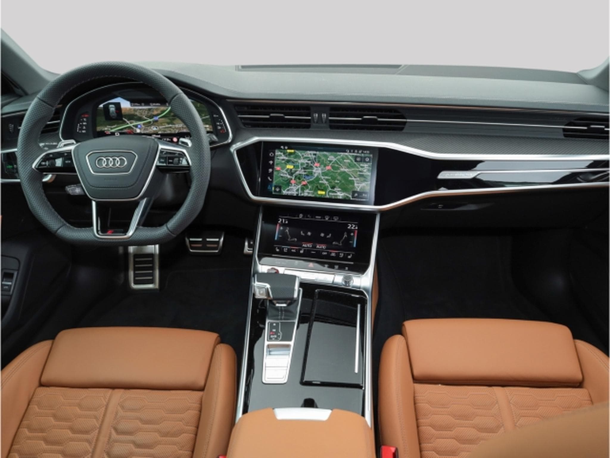 Audi RS6 TFSI Avant PERFORMANCE ''VOLL'' Goodwoodgreen/Cognac (2024) - Foto 6